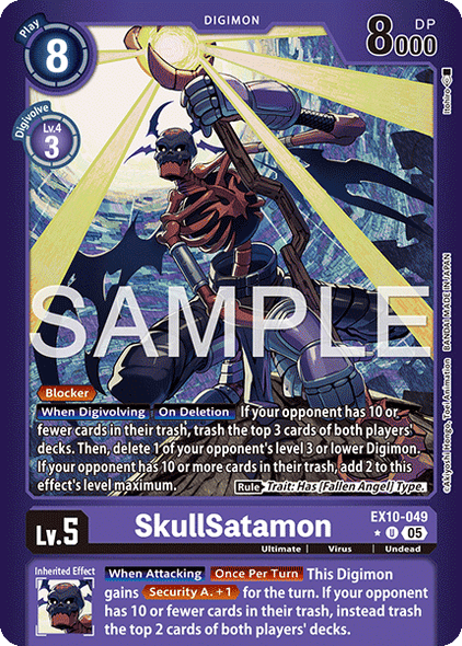 EX10-049, UC, SkullSatamon (Foil)