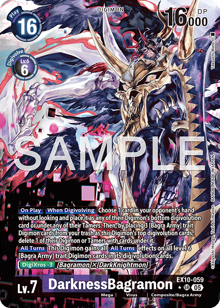 EX10-059, SR, DarknessBagramon (Alternate Art)