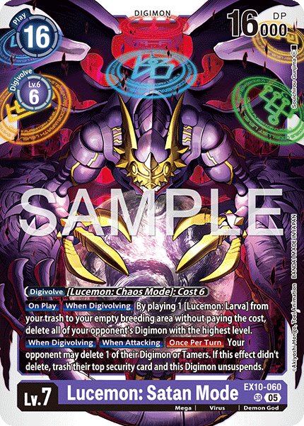 EX10-060, SR, Lucemon: Satan Mode