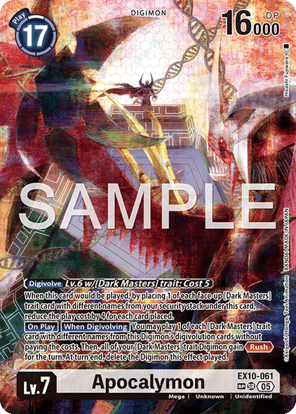 EX10-061, SR, Apocalymon (Special Rare)