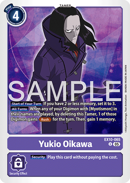 EX10-065, UC, Yukio Oikawa