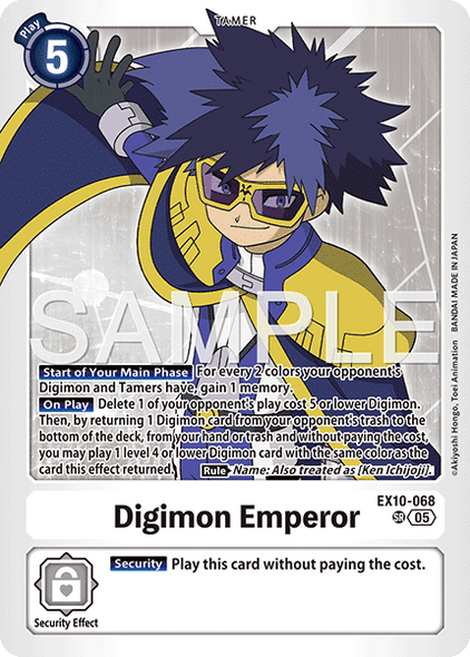 EX10-068, SR, Digimon Emperor