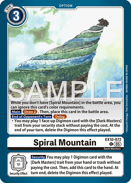 EX10-072, C, Spiral Mountain