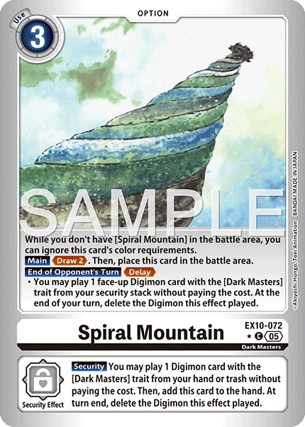 EX10-072, C, Spiral Mountain (Foil)