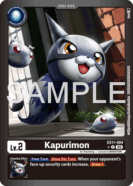 EX11-004, C, Kapurimon (Foil)