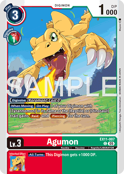 EX11-007, C, Agumon