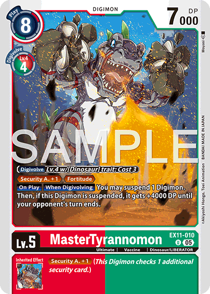 EX11-010, U, MasterTyrannomon