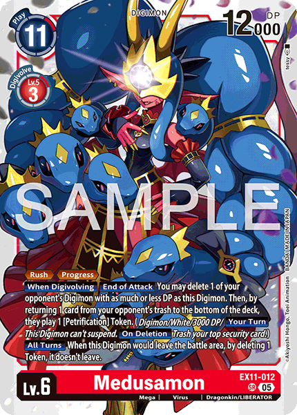 EX11-012, SR, Medusamon
