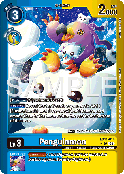 EX11-014, C, Penguinmon (Foil)