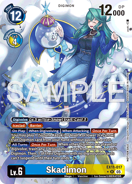 EX11-017, R, Skadimon (EX11 Box Topper)