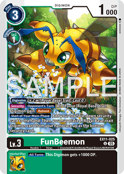 EX11-025, U, FunBeemon