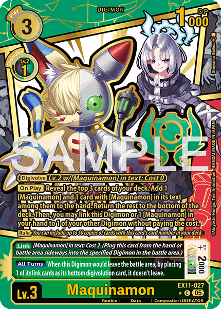 EX11-027, C, Maquinamon (Alternate Art)