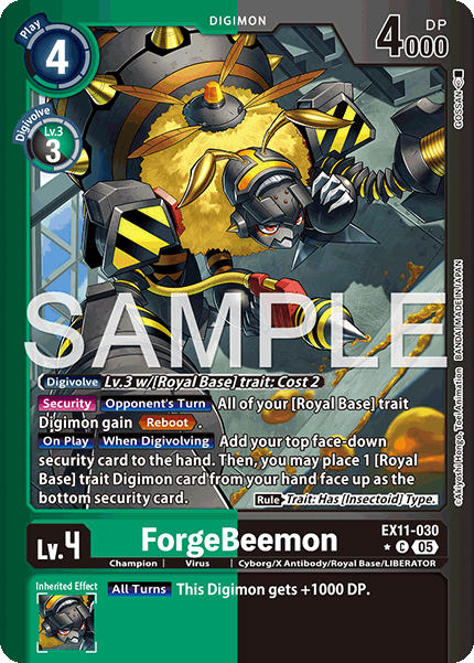 EX11-030, C, ForgeBeemon (Foil)