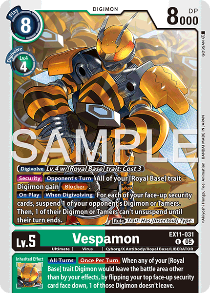 EX11-031, U, Vespamon
