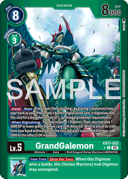 EX11-032, U, GrandGalemon (Foil)