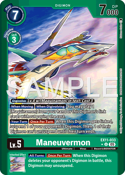 EX11-033, U, Maneuvermon (Foil)