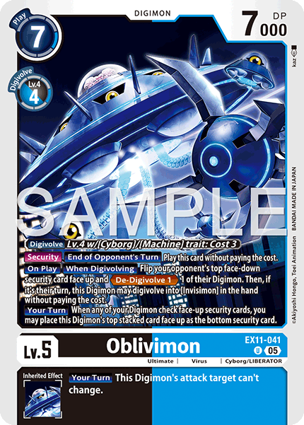 EX11-041, U, Oblivimon
