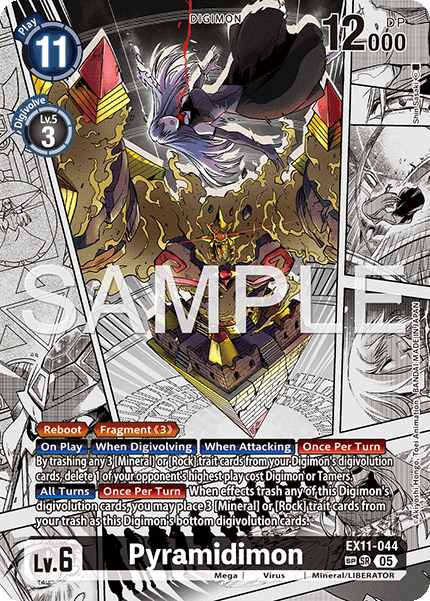 EX11-044, SR, Pyramidimon (Special Rare)