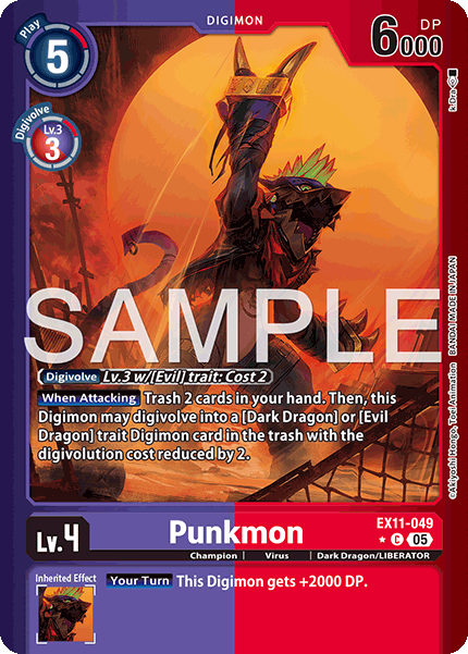 EX11-049, C, Punkmon (Foil)