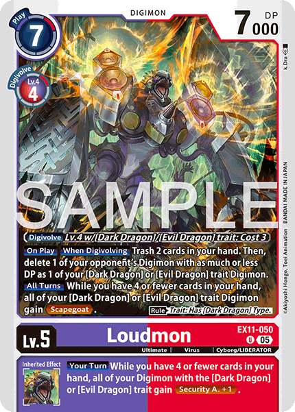 EX11-050, U, Loudmon