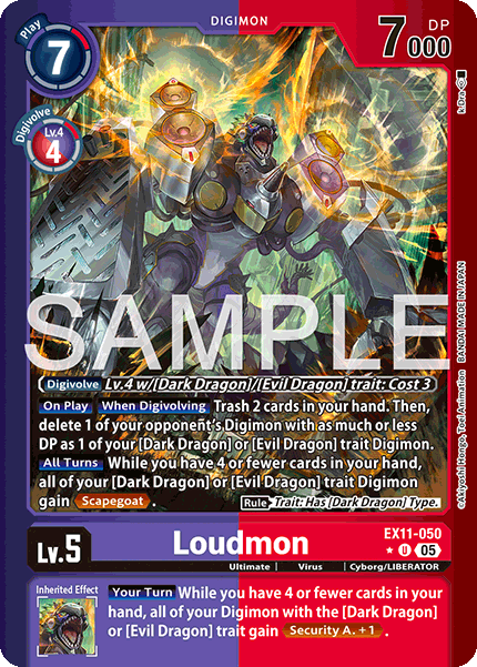 EX11-050, U, Loudmon (Foil)