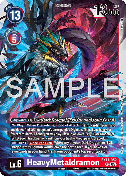 EX11-052, R, HeavyMetaldramon