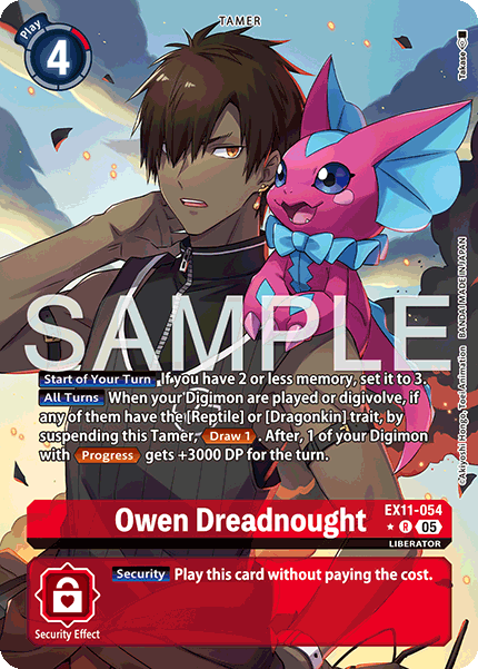 EX11-054, R, Owen Dreadnought (Alternate Art)