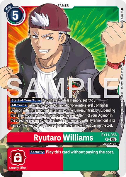 EX11-056, R, Ryutaro Williams