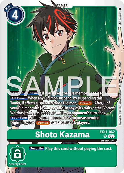 EX11-062, SR, Shoto Kazama