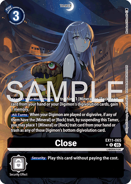 EX11-065, R, Close (Alternate Art)