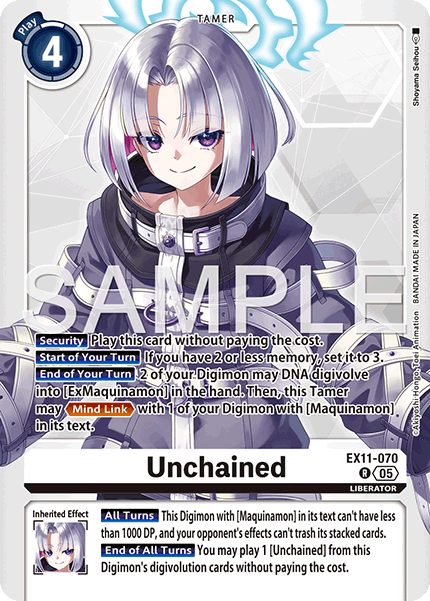 EX11-070, R, Unchained