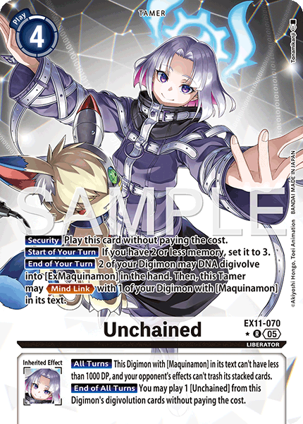 EX11-070, R, Unchained (Alternate Art)