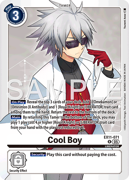 EX11-071, R, Cool Boy