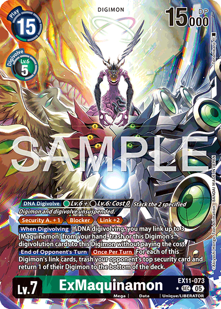 EX11-073, SEC, ExMaquinamon (Alternate Art)