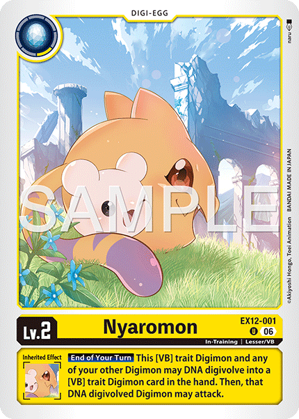EX12-001, UC, Nyaromon