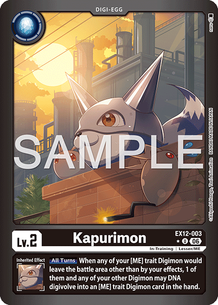 EX12-003, UC, Kapurimon (Foil)