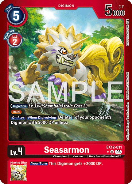 EX12-011, UC, Seasarmon (Foil)