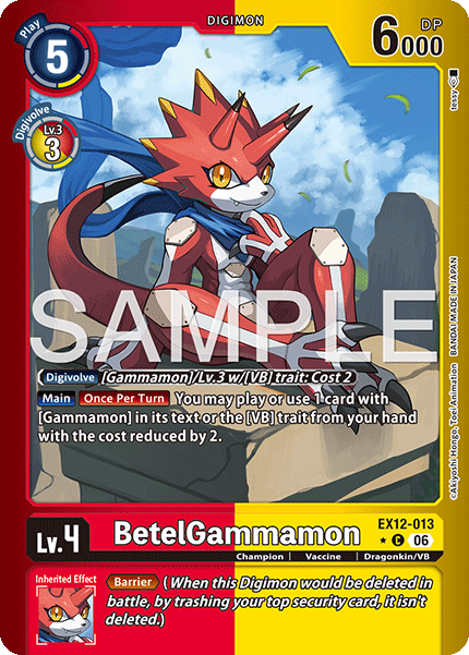 EX12-013, C, BetelGammamon (Foil)
