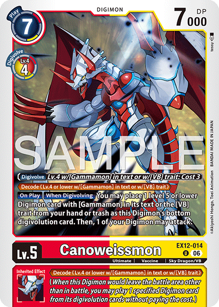 EX12-014, UC, Canoweissmon