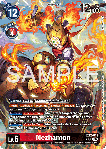 EX12-019, SR, Nezhamon (Alternate Art)