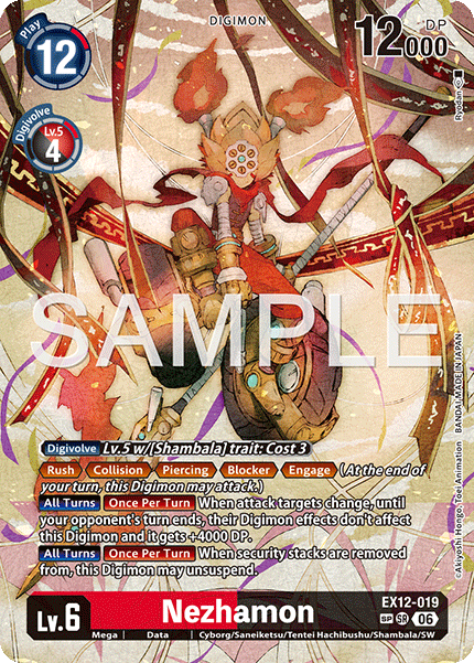 EX12-019, SR, Nezhamon (Special Rare)