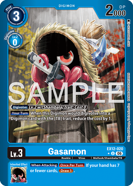 EX12-020, UC, Gasamon (Foil)