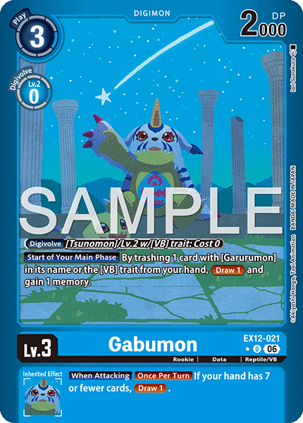 EX12-021, UC, Gabumon (Foil)