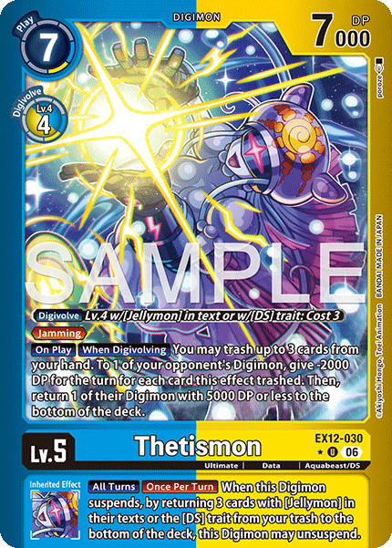 EX12-030, UC, Thetismon (Foil)