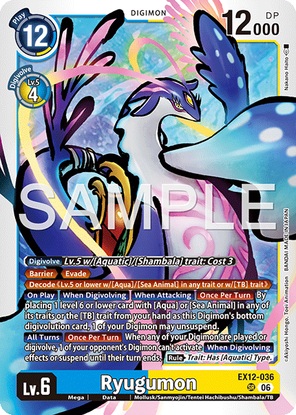 EX12-036, SR, Ryugumon