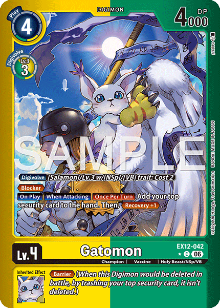 EX12-042, C, Gatomon (Foil)