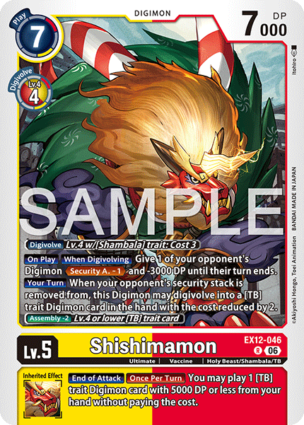 EX12-046, R, Shishimamon