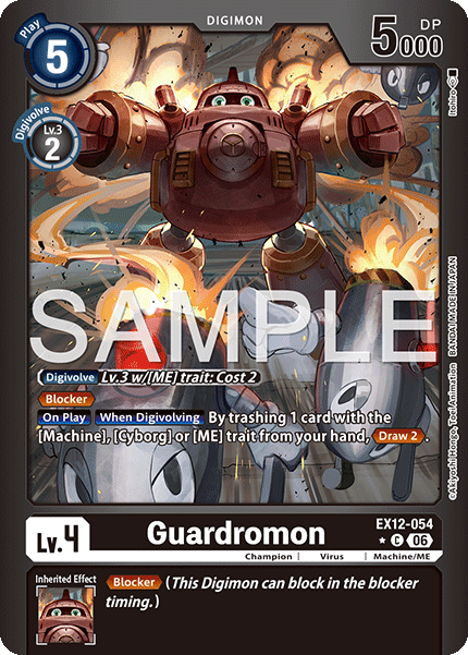 EX12-054, C, Guardromon (Foil)