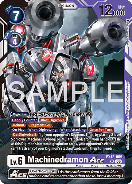 EX12-059, SR, Machinedramon ACE