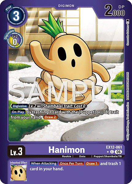 EX12-061, C, Hanimon (Foil)